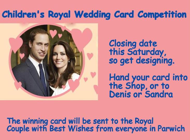 Royal Wedding Card Competition