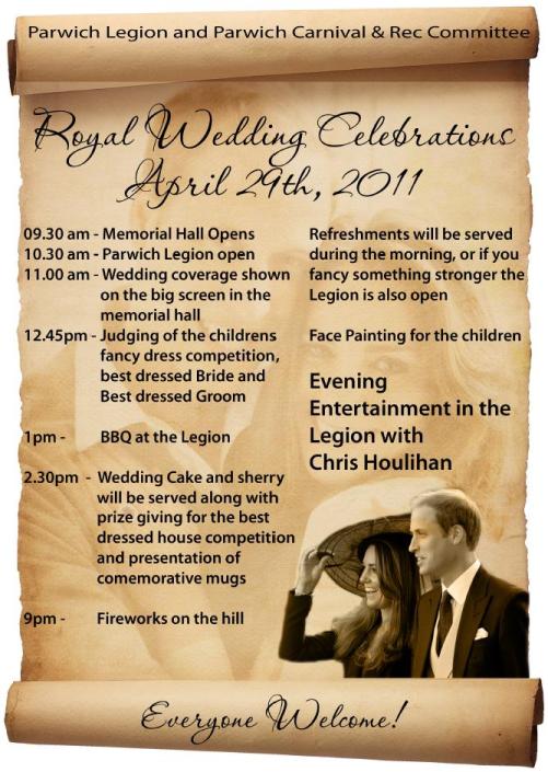 the royal wedding invitation list. the royal wedding invitation